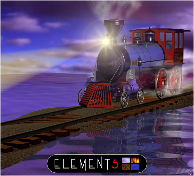 lokomotiva - hodně modelování